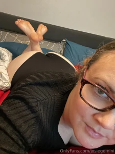 Relaxing after shopping all day