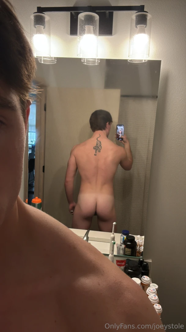 Caked up after the gym 