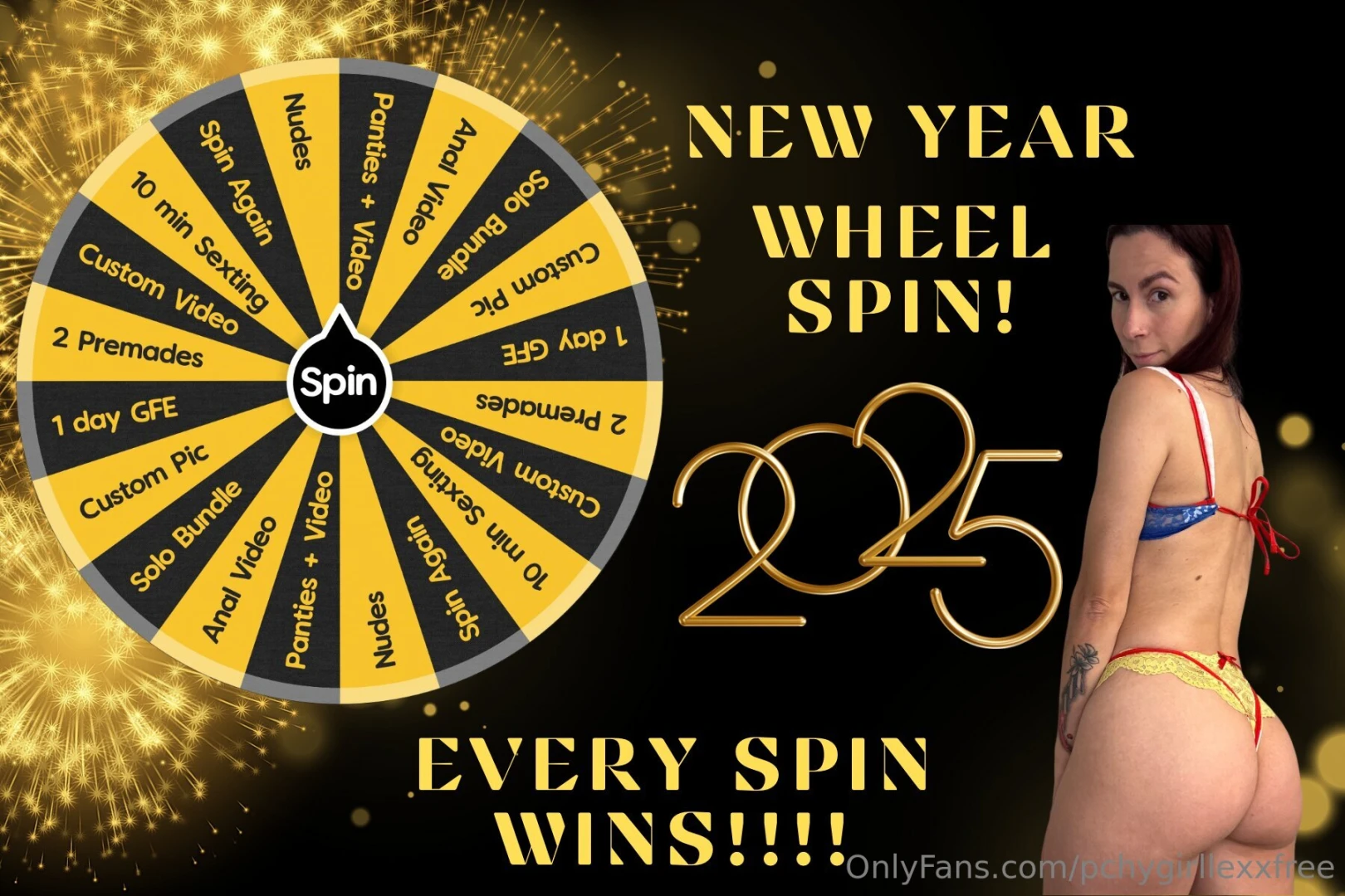 What better way to say goodbye to 2024 with some hot sexy prizes from 