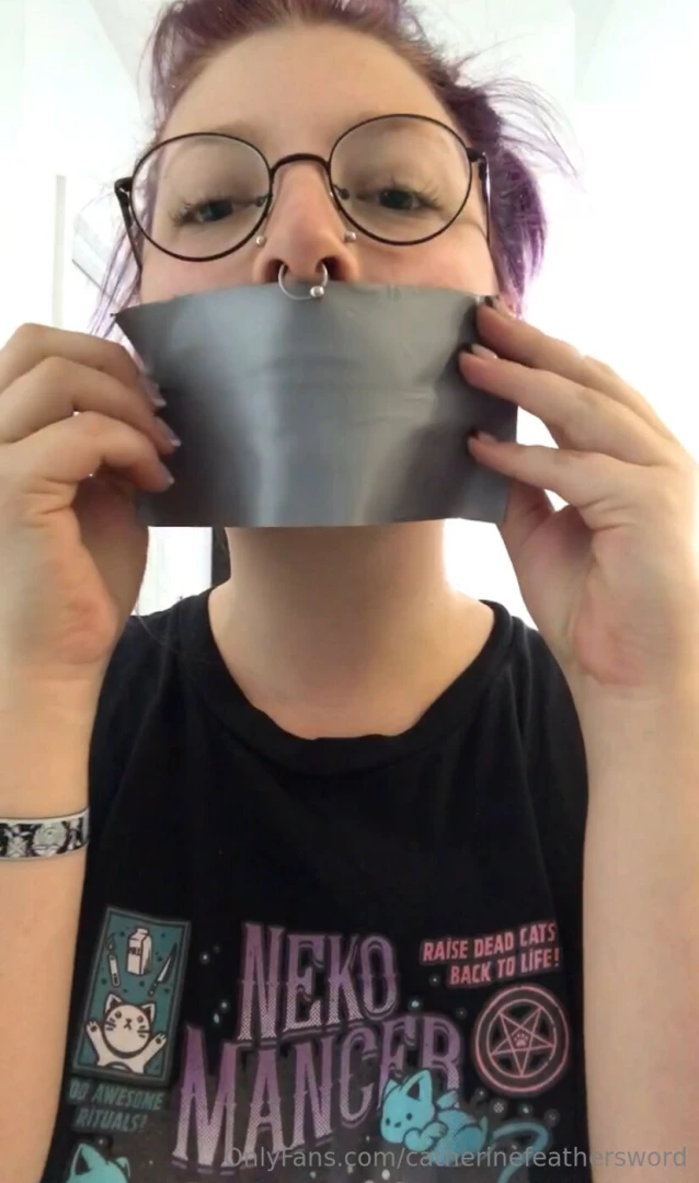 I missed being taped up for you so your favourite gag slut has a 