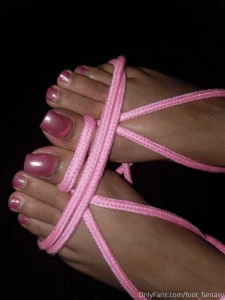 All tied up but still pretty in pink