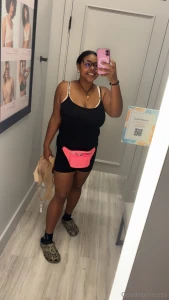 Trying on bras today