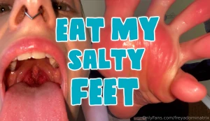 You re in for some salty punishment today my feet are so tired after a