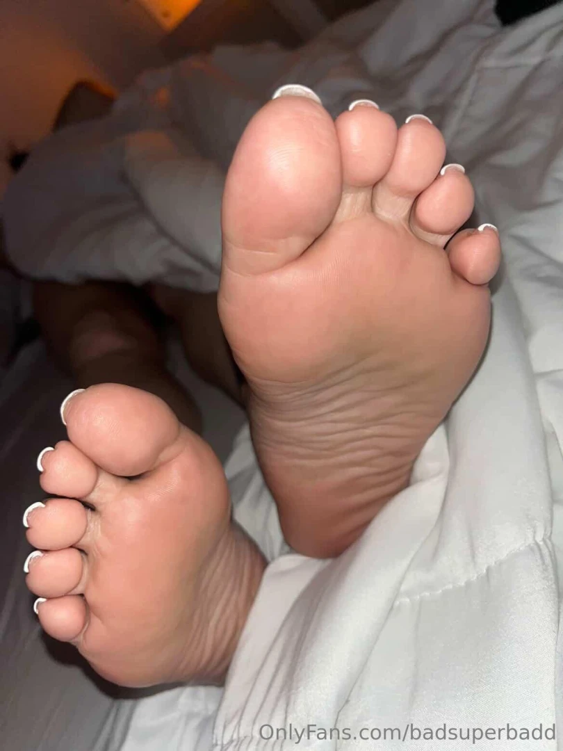 Soft soles before he licks it 