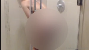 Shower suck and fuck watch as i suck and fuck my dildo through my see
