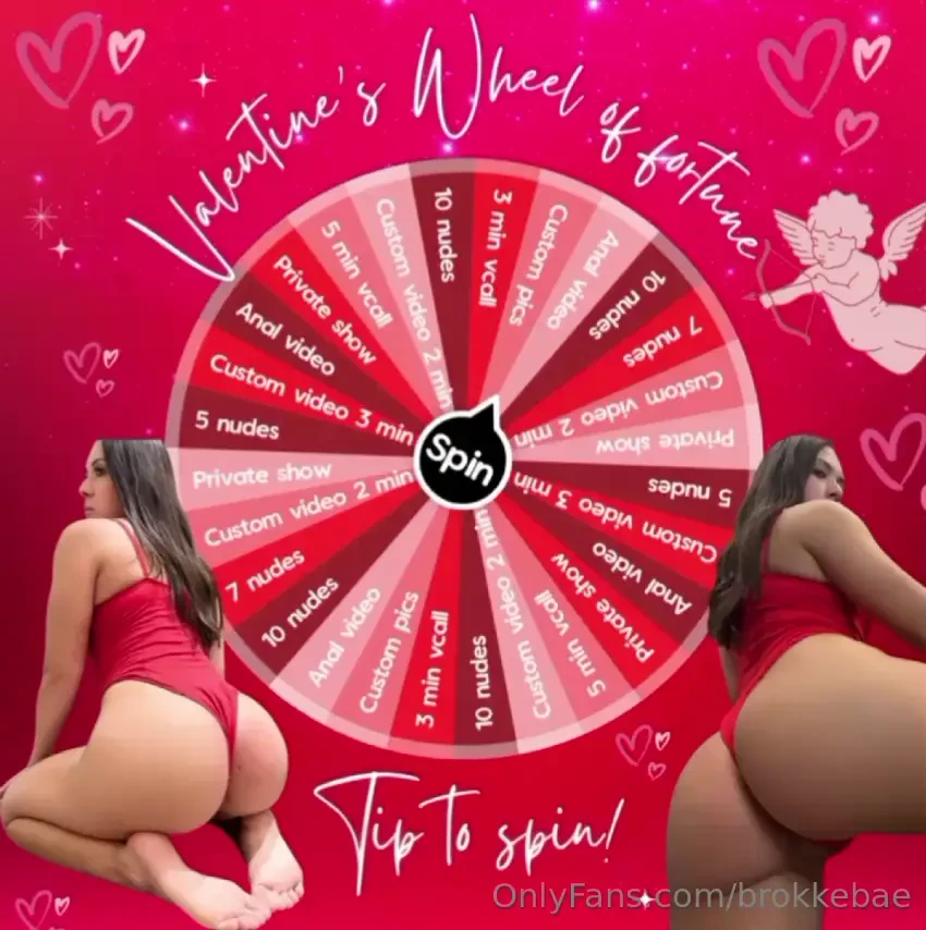 A naughty game to have fun this special day let s spin the wheel and 