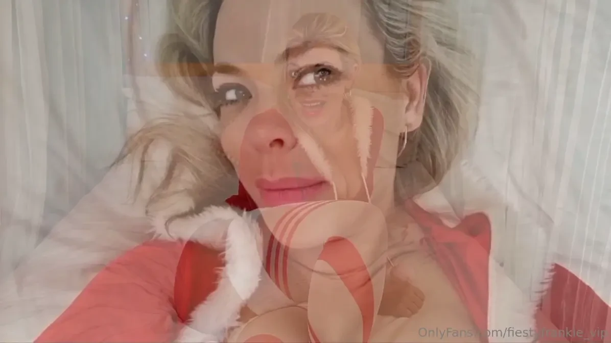 The naughty elf gets promoted rewarded with a cream pie full vid is in 