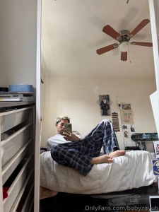 Moved my mirror to the front of my bed so now i m hornier