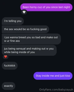 Was texting an old fling he told me to cum for him so i gave him this