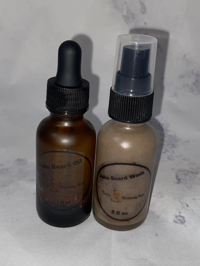 Go to rozebeautybar com and get your beard oils and wash 