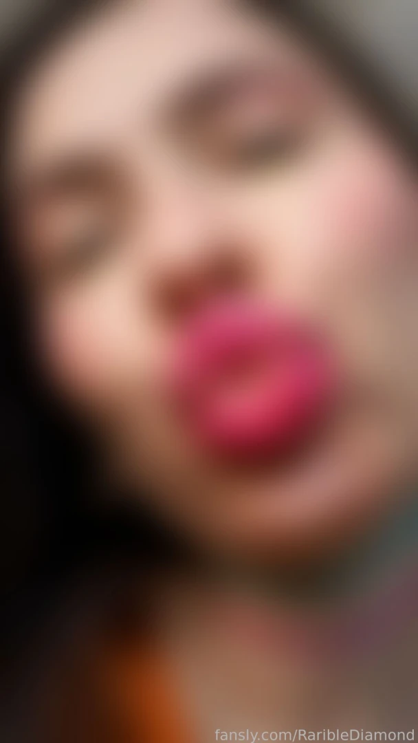 Close up view on my plump puckered lips make your cock twitch fyp kiss part 1 