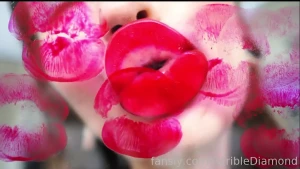 Dirty red cherry kiss watch as i apply a bold red cherry lipstick