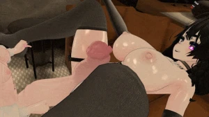 Vigourus c0nd0m testing with choko chokocinnaroll vrcnsfw vrchatnsfw