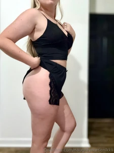 Dressed in black but just thinking about how you would take it off part 3