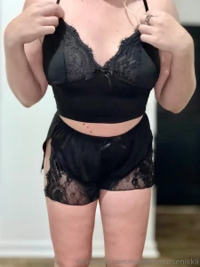 Dressed in black but just thinking about how you would take it off part 2