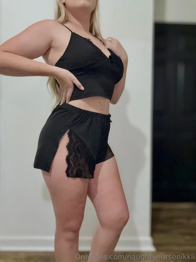 Dressed in black but just thinking about how you would take it off 