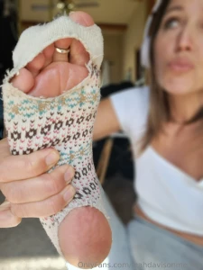 Just being cheeky with my hole-y socks i need some new ones yeah part 1