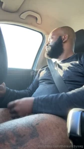 Got a little horny on my ride home from the gym my own scent really