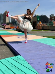 Clowning around downtown super fun photoshoot to promote our next part 6