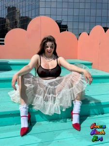 Clowning around downtown super fun photoshoot to promote our next part 3