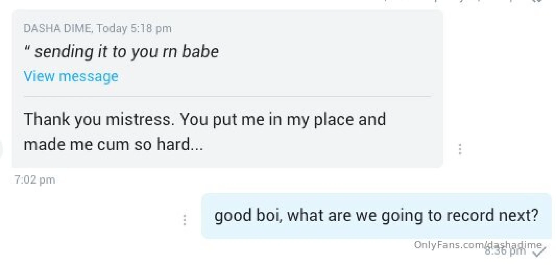 Recorded my first custom video who s next 69 video 