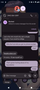 Let s be clear this is not okay if i find out who this is i m gonna ip