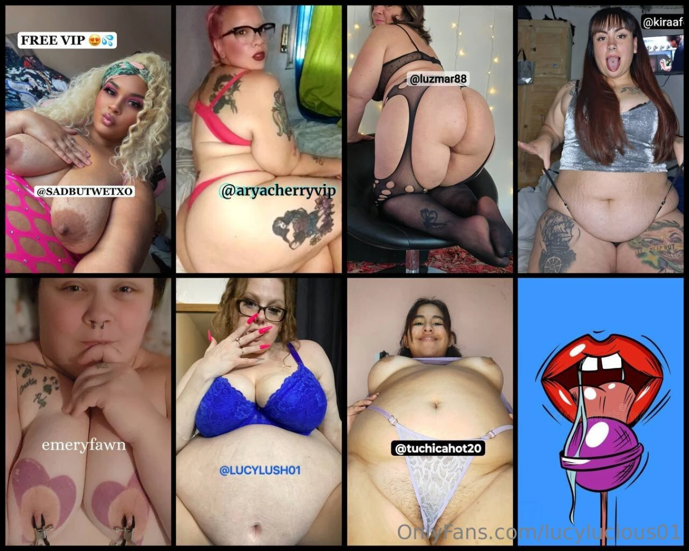 4 sadbutwetxo aryacherryvip luzmar88 kiraafoxvip emeryfawn lucylush01 