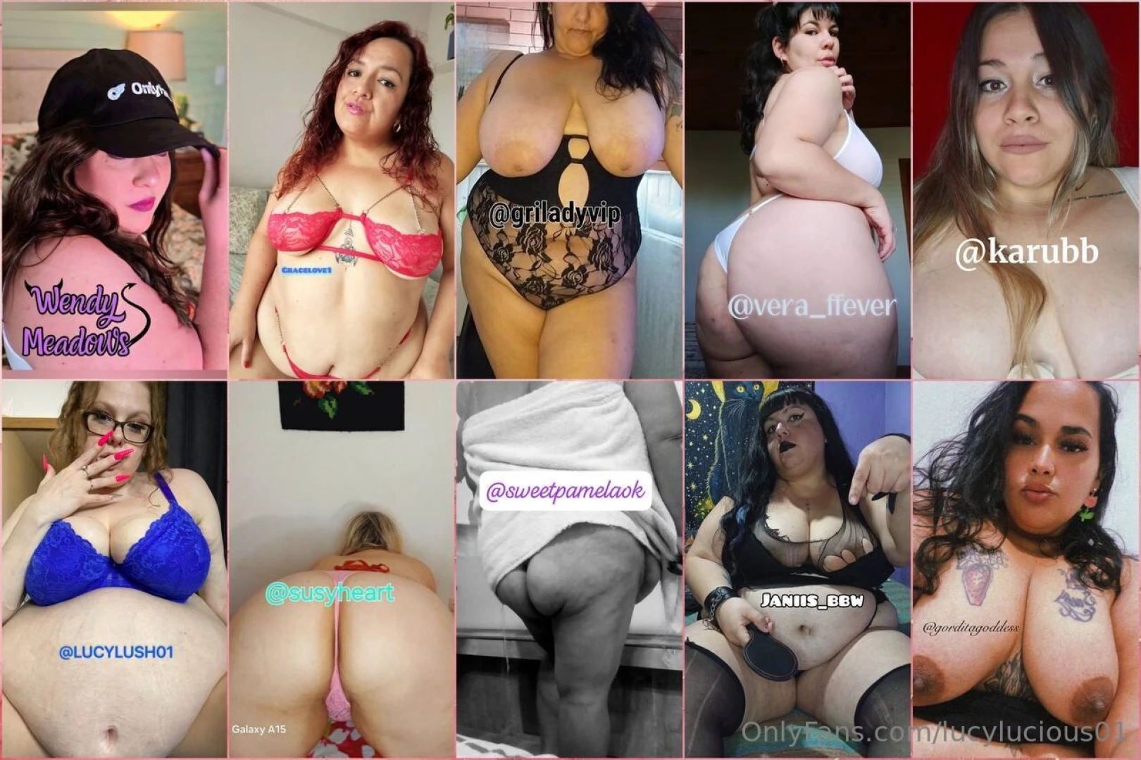 6 justwendym gracelove1 griladyvip vera_ffever karubb lucylush01 