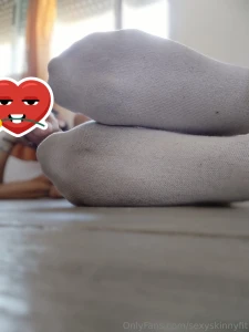 White dirty smelly they are real socks don t run away