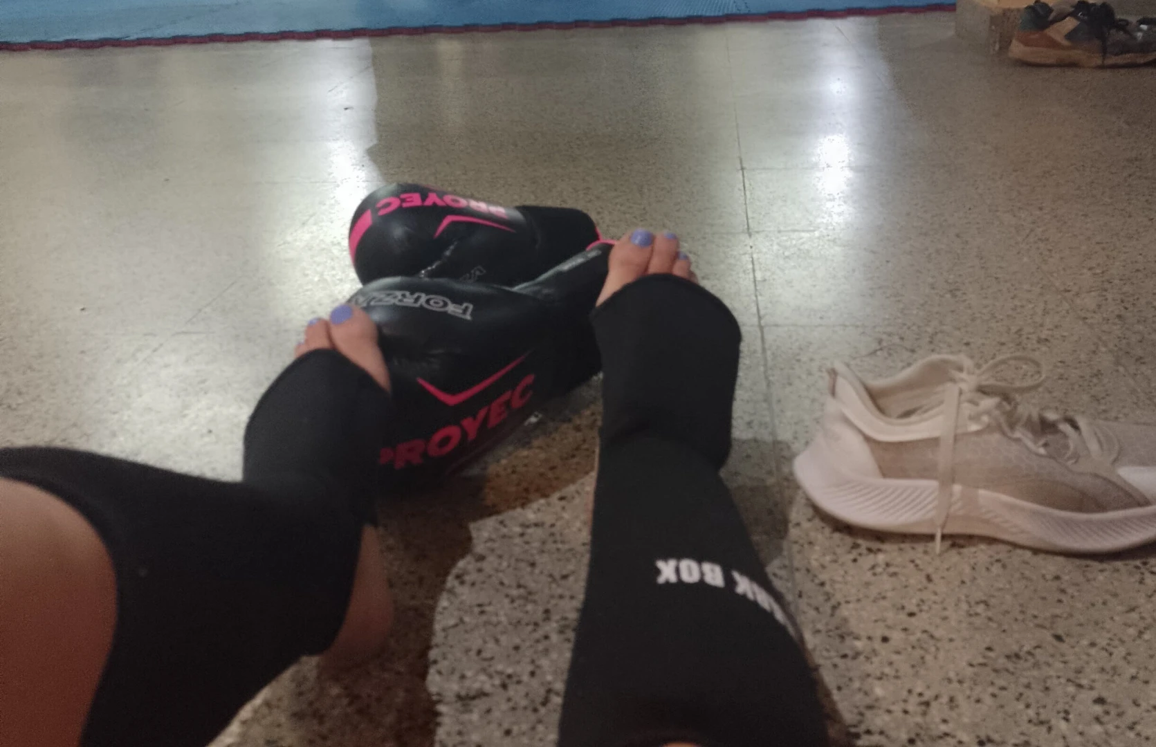 Sparring from last night 