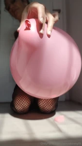 I loved this i blew up the balloons myself stretched them jumped on