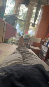 Mahjong is my favorite after i win i relax my meaty feet do get some part 1