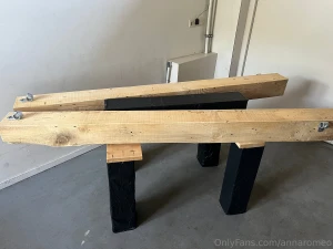 I was working on a new table and she was wondering how it would look part 1