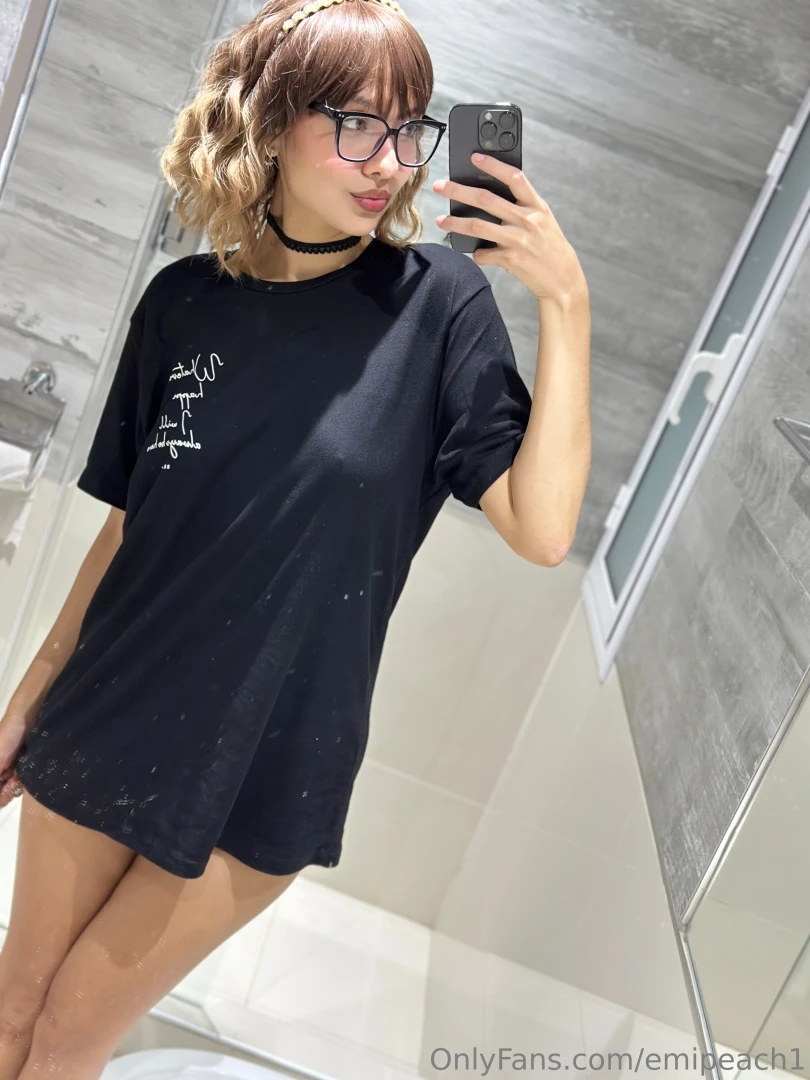 Do you want me dripping wet or soaking 