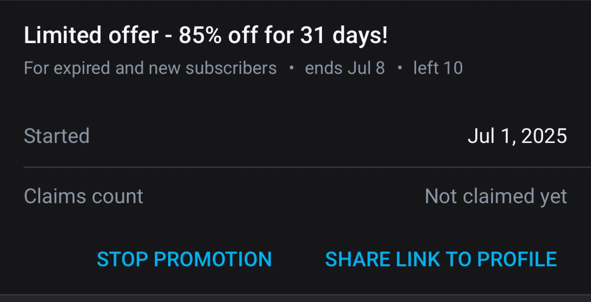 Thank my loyal eternal dreamers for this one 85 of new and expired and 