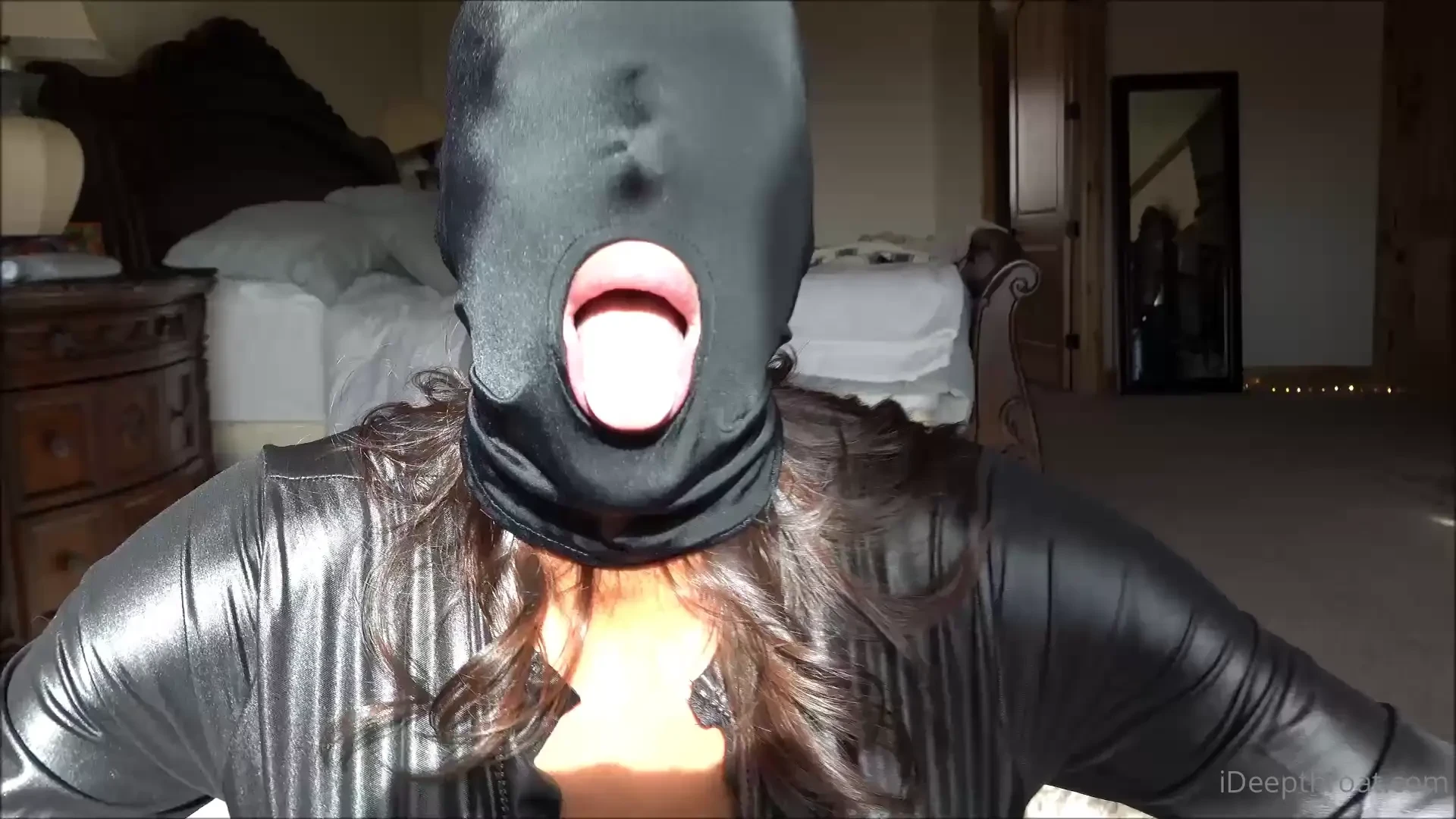 Here is a special request video bj in a mask 
