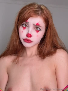 Was just making silly clown faces for fun and now i look like i got part 1