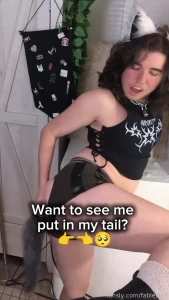 I swear butt plugs feel bigger than anything else ass anal cosplay