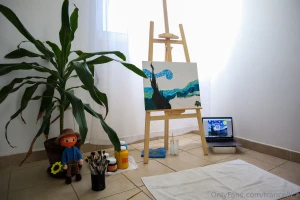 Galer a disfrutando de mi casa y arte enjoying my home and art -espa