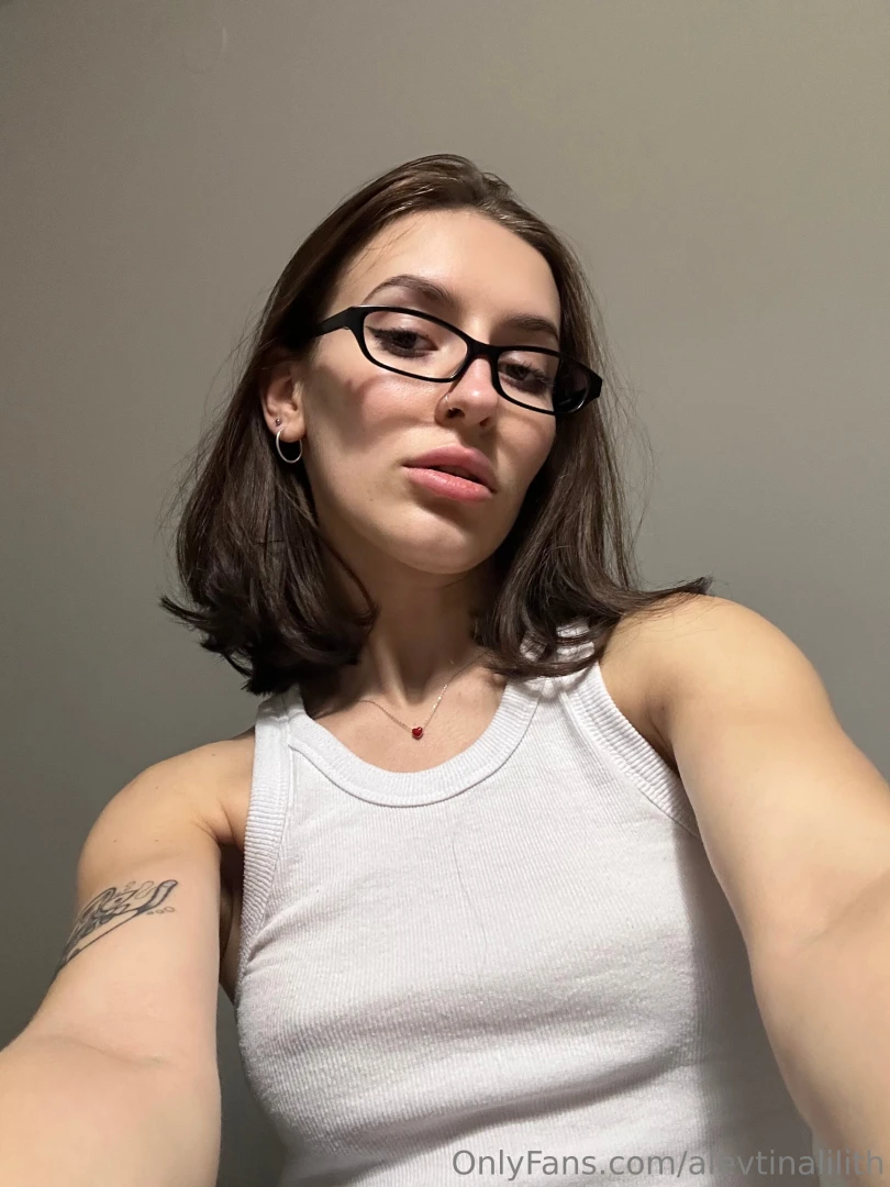 The white t-shirt subtly hints but the darkness ignites the part 1 