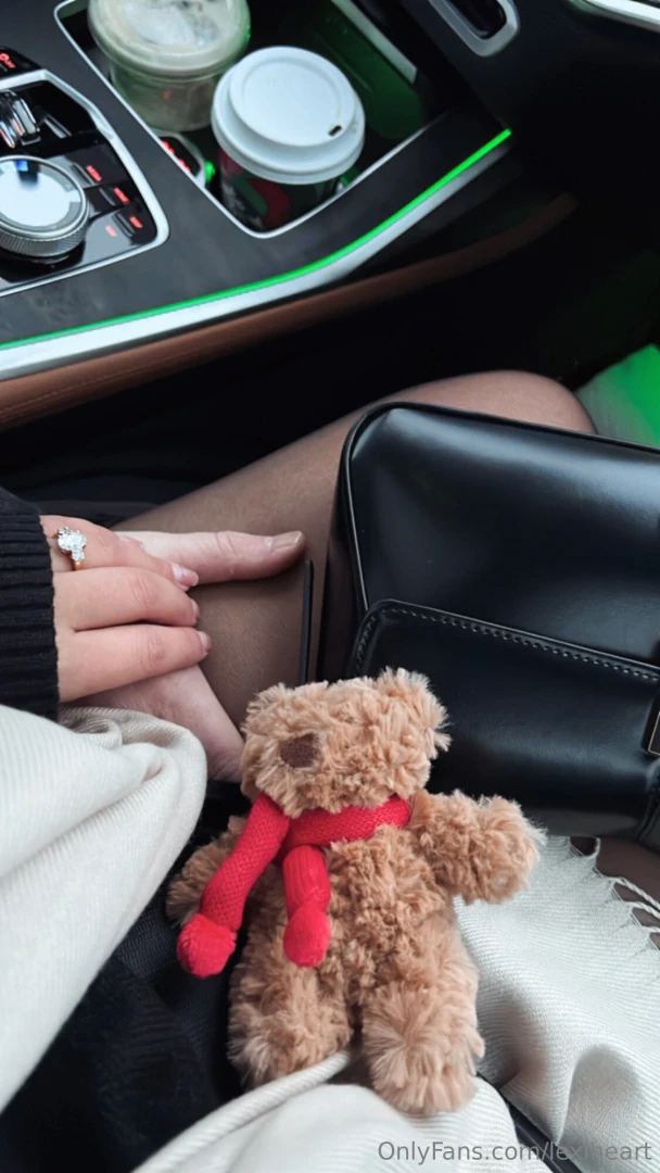 He can t even keep his hands off of me in the car xoxo 