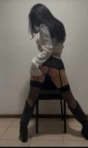 Putting stockings on makes me hot