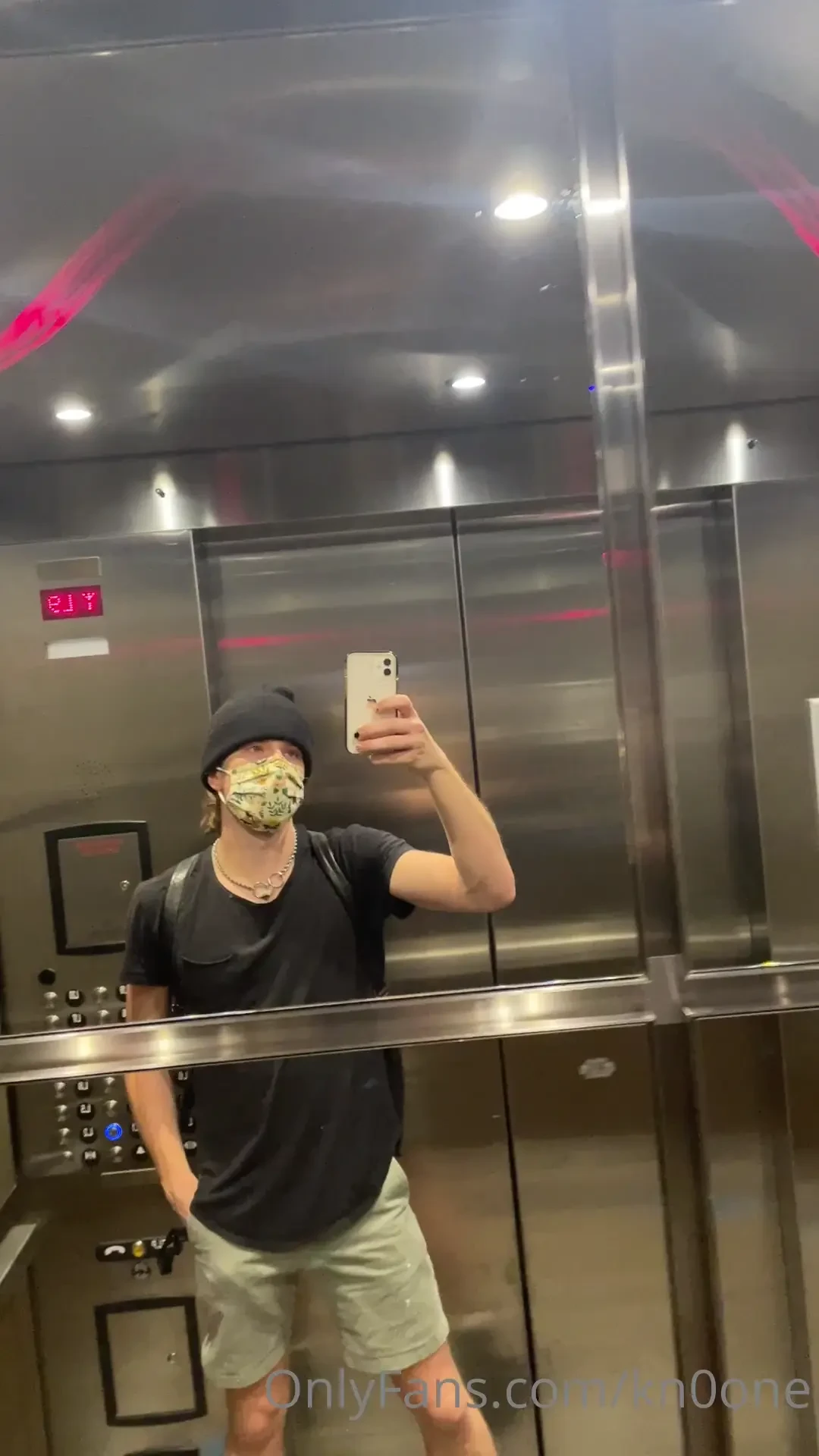 A wave from the elevator on my way to be worshipped and a very busy 