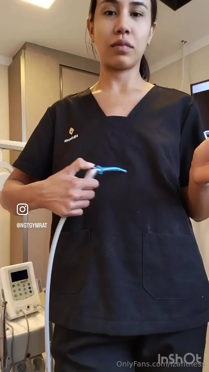 Who else can t resist being naughty at work i m testing the dentist s 