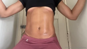 Sweaty cardio amp navel teasing a video you can t resist imagine this