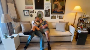 It was just a casual tuesday spit-roasting chris_damned with