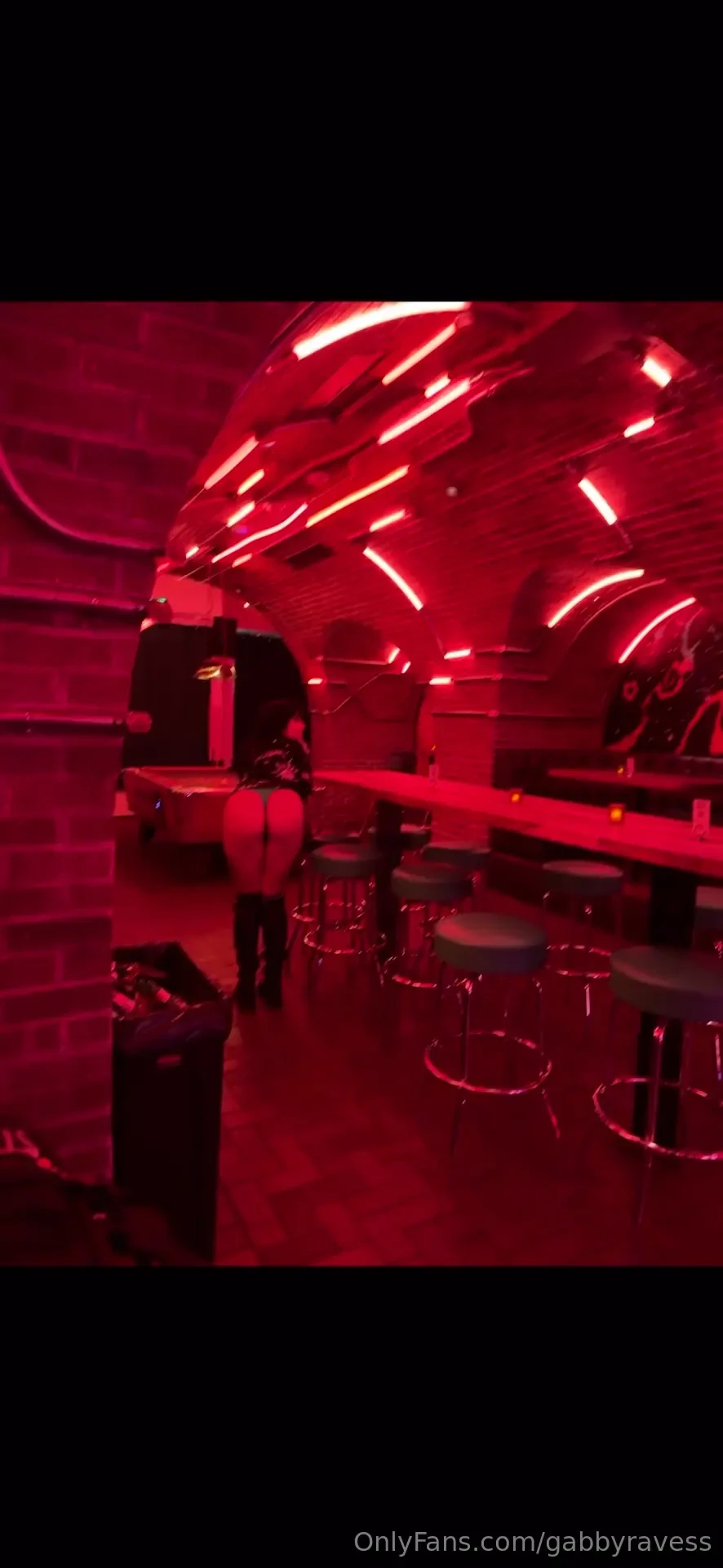 Being naughty at the bar after work 
