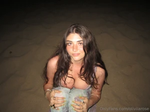 Night time at the beach