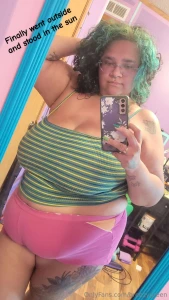 I think i got some sun i was outside maybe 20 minutes