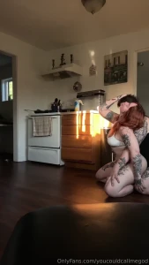 Cooking up love on the kitchen floor for tuesdays video